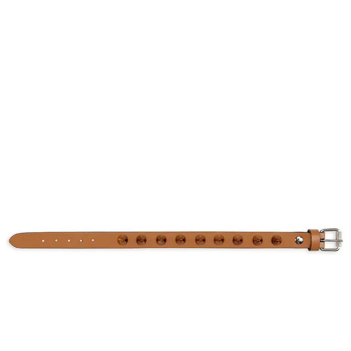 WomenMen Loubilink Bracelet Bracelet 8211 Calf Leather 8211 Nude 4 Nude Christian Louboutin Bracelets