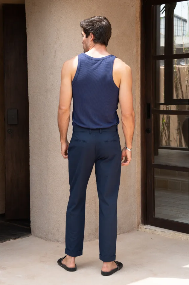 WomenMen Pants Runaway The Label OSCAR PANT Navy