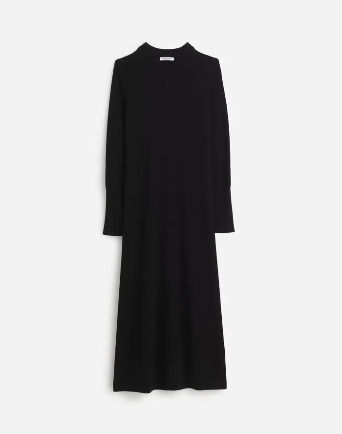 Women Merino Wool Sweater Maxi Dress True Black Madewell Dresses