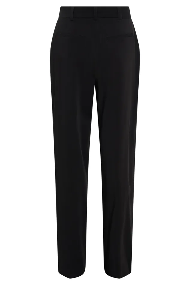 Women Meshki Bottoms Amelie Suiting Straight Leg Pants 8211 Black