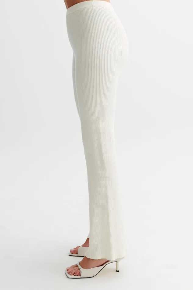 Women Meshki Bottoms Calypso Knit Trousers 8211 Ivory