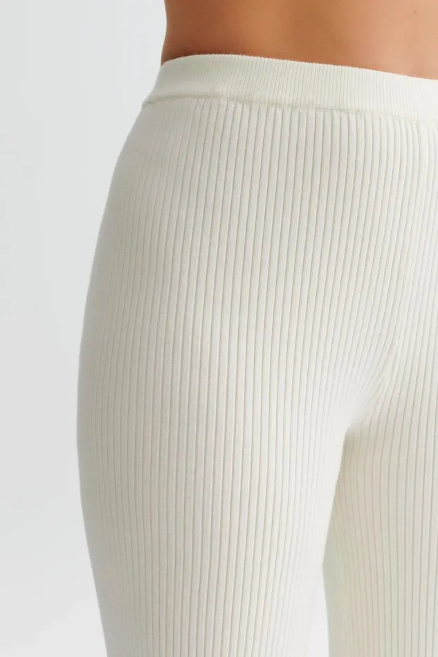 Women Meshki Bottoms Calypso Knit Trousers 8211 Ivory