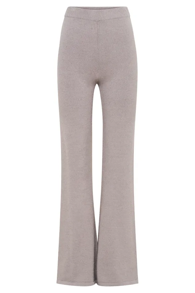 Women Meshki Bottoms Carlota Knit Pants 8211 Taupe