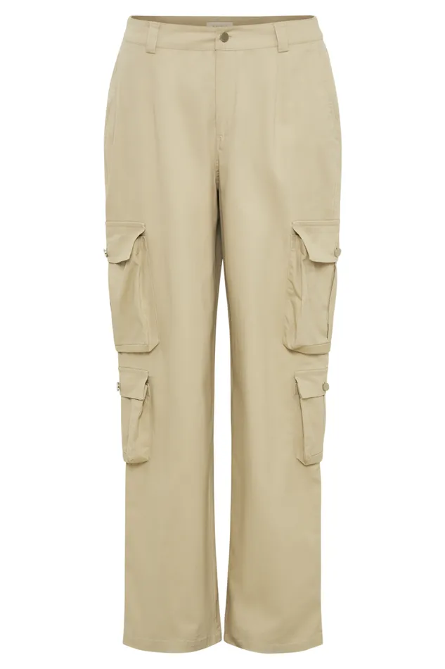 Women Meshki Bottoms Clea Cargo Pant 8211 Stone