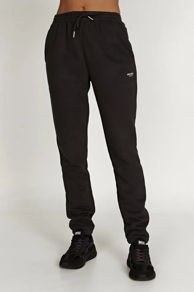 Women Meshki Bottoms Frankie Unisex Jogger 8211 Dusk Black
