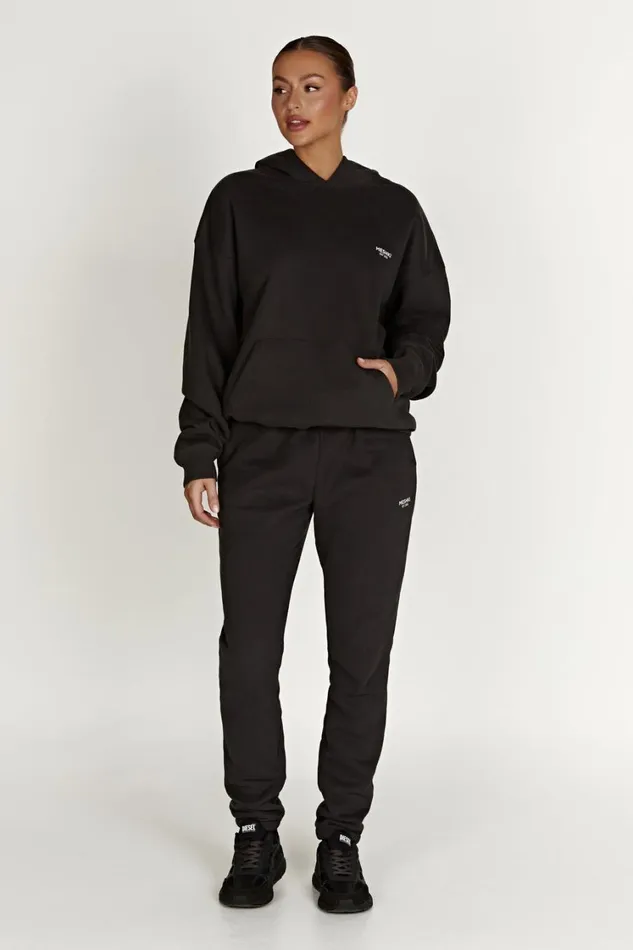 Women Meshki Bottoms Frankie Unisex Jogger 8211 Dusk Black