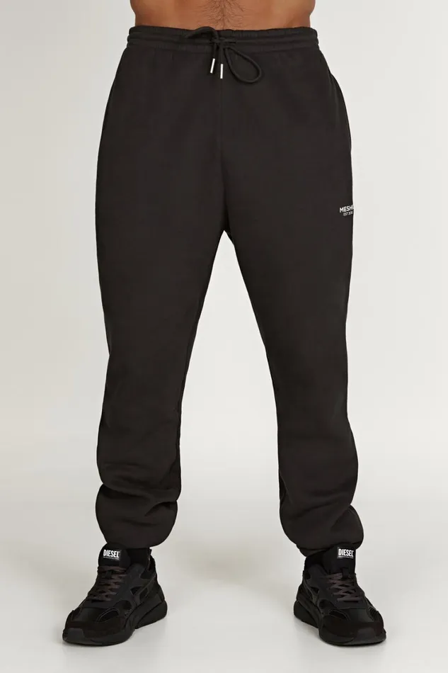 Women Meshki Bottoms Frankie Unisex Jogger 8211 Dusk Black