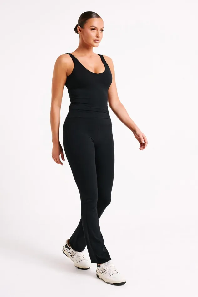 Women Meshki Bottoms Sherrie Yoga Pants 8211 Black