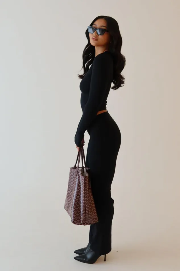 Women Meshki Bottoms Sherrie Yoga Pants 8211 Black