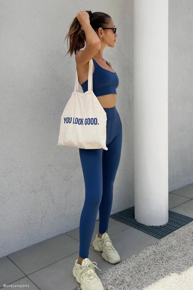 Women Meshki Bottoms Venus V Back Leggings 8211 Navy