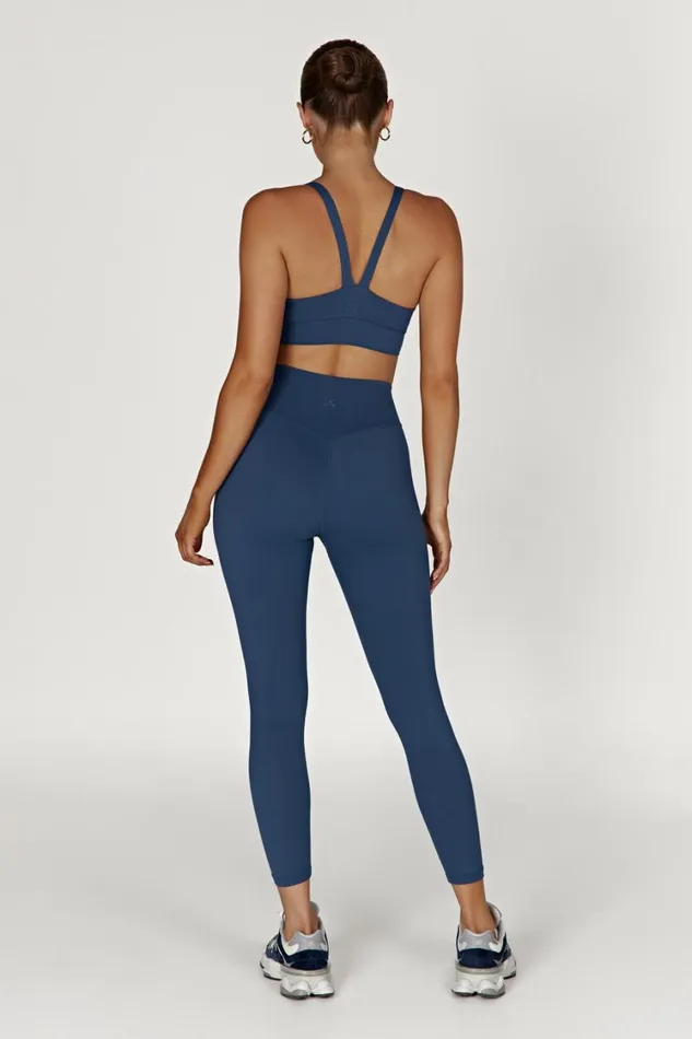 Women Meshki Bottoms Venus V Back Leggings 8211 Navy