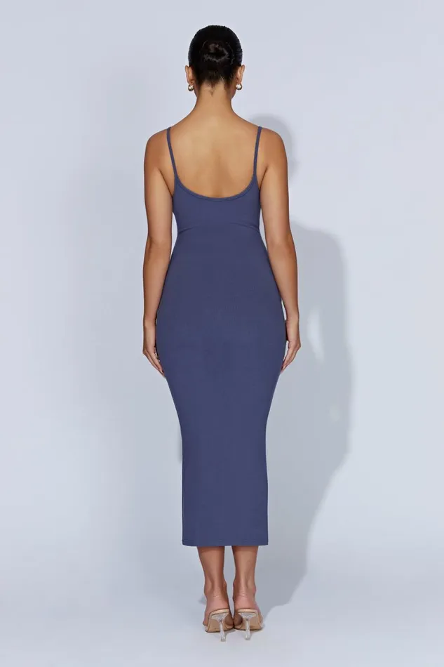 Women Meshki Dresses Alexis Ribbed Cami Midi Dress 8211 Midnight Navy Women Meshki Dresses Alexis Ribbed Cami Midi Dress 8211 Midnight Navy