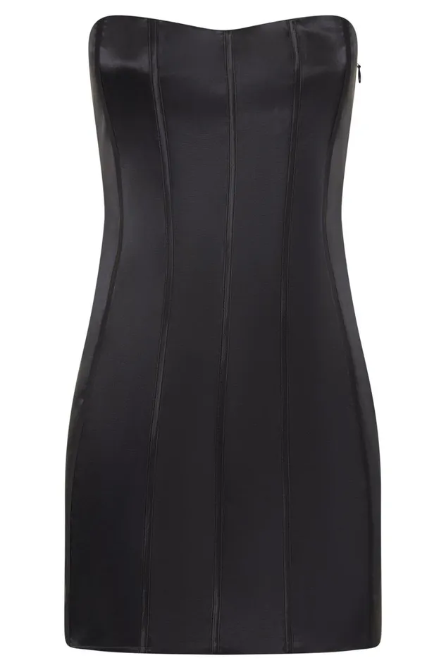 Women Meshki Dresses Amaya Lace Up Corset Mini Dress 8211 Black Women Meshki Dresses Amaya Lace Up Corset Mini Dress 8211 Black