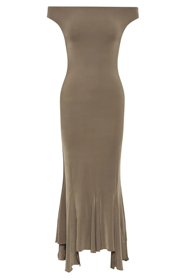 Women Meshki Dresses Analina Slinky Handkerchief Midi Dress 8211 Coco