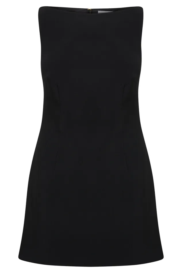 Women Meshki Dresses Angela Suiting Mini Dress 8211 Black