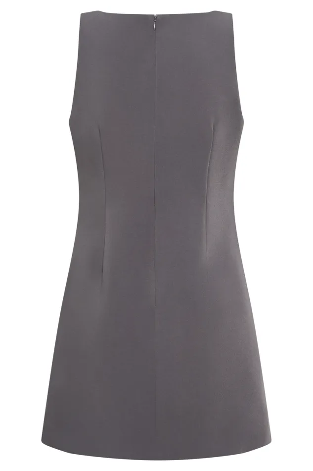 Women Meshki Dresses Angela Suiting Mini Dress 8211 Charcoal