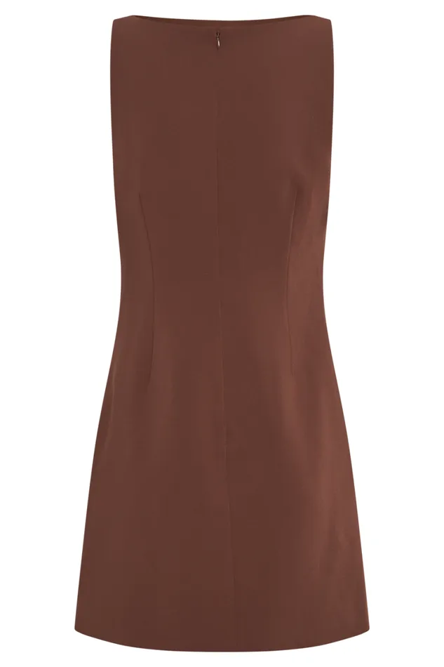 Women Meshki Dresses Angela Suiting Mini Dress 8211 Wood