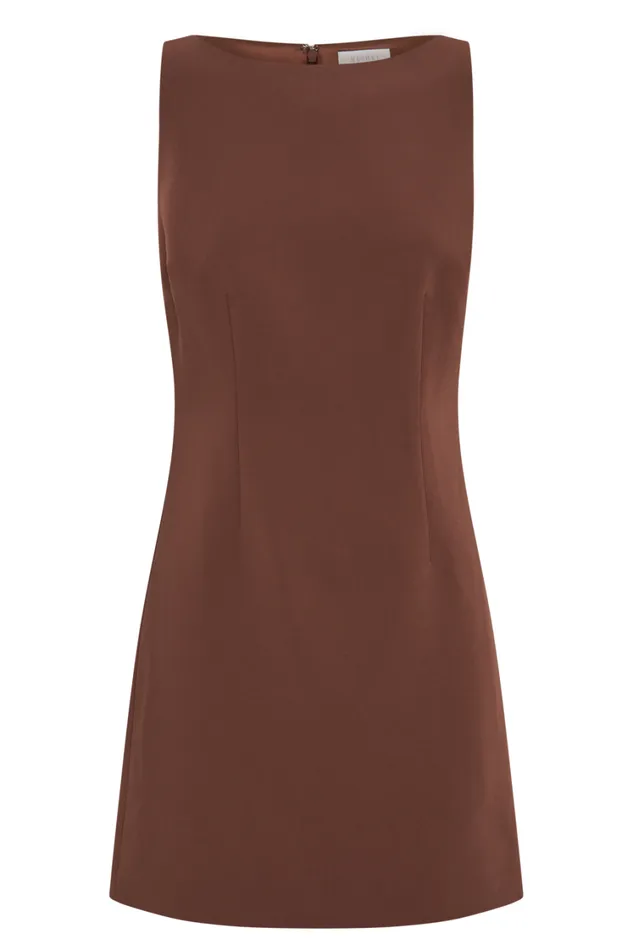 Women Meshki Dresses Angela Suiting Mini Dress 8211 Wood