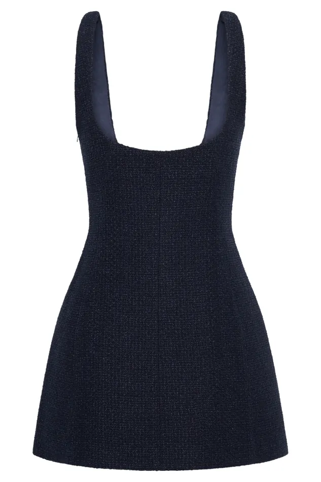 Women Meshki Dresses Beth Boucle Mini Dress 8211 Navy