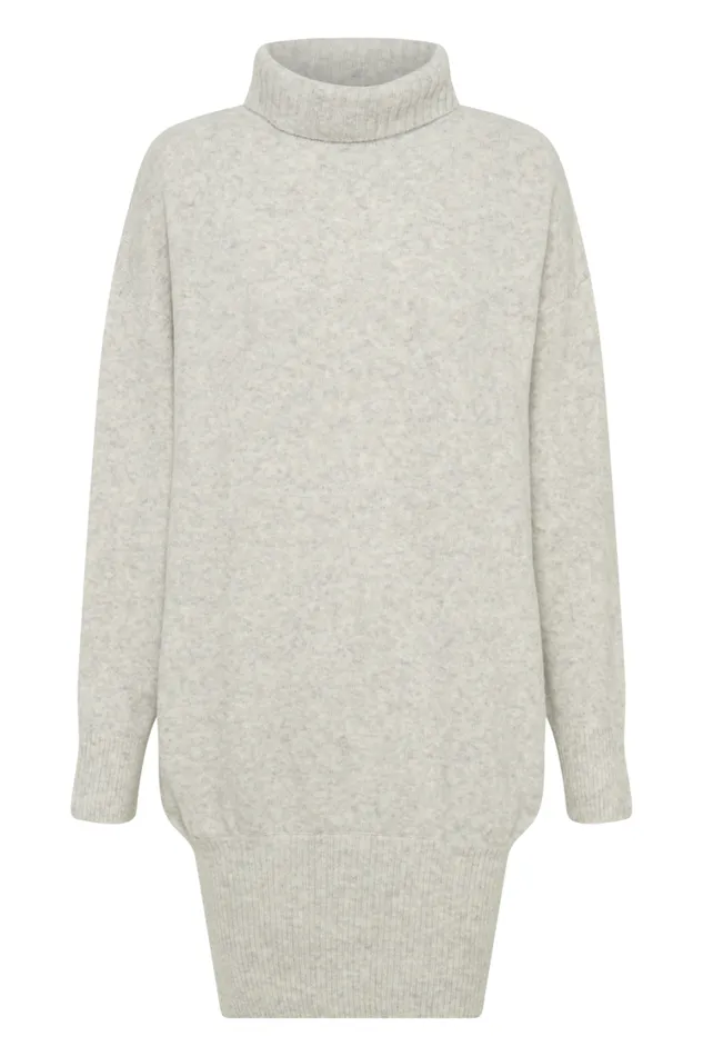 Women Meshki Dresses Celeste Long Sleeve Knit Mini Dress 8211 Grey Marle