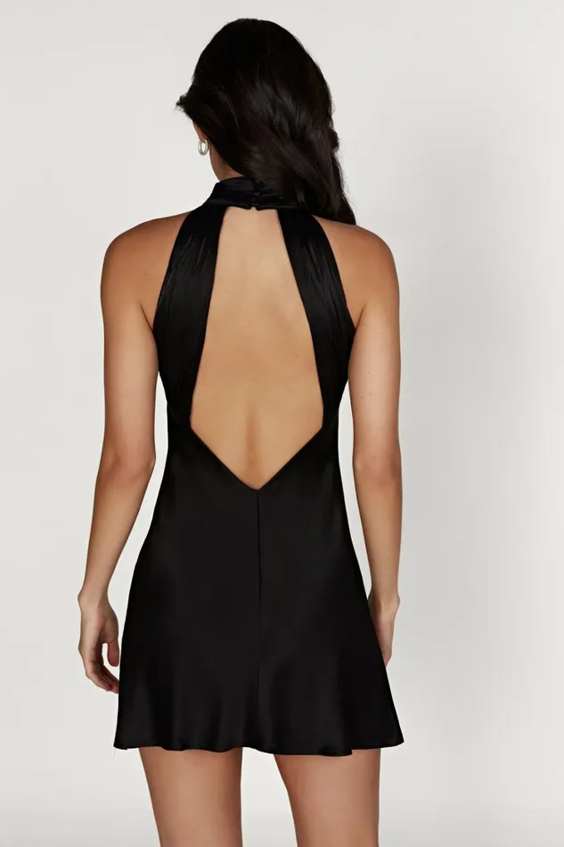Women Meshki Dresses Claire A Line Mini Dress 8211 Black