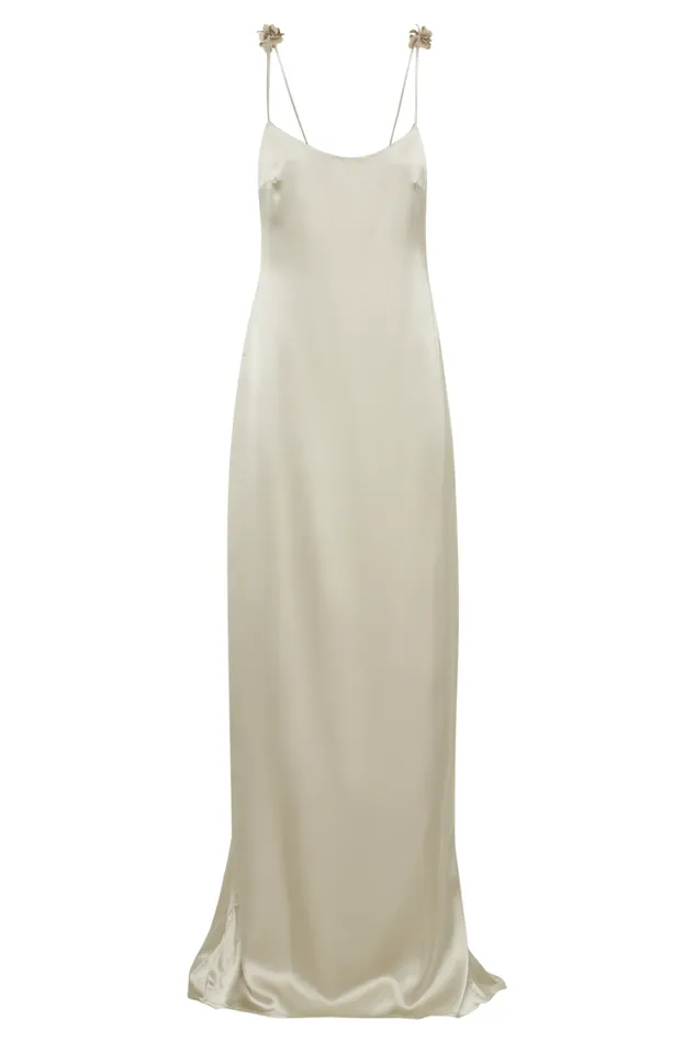 Women Meshki Dresses Elenora Rose Gown 8211 Champagne