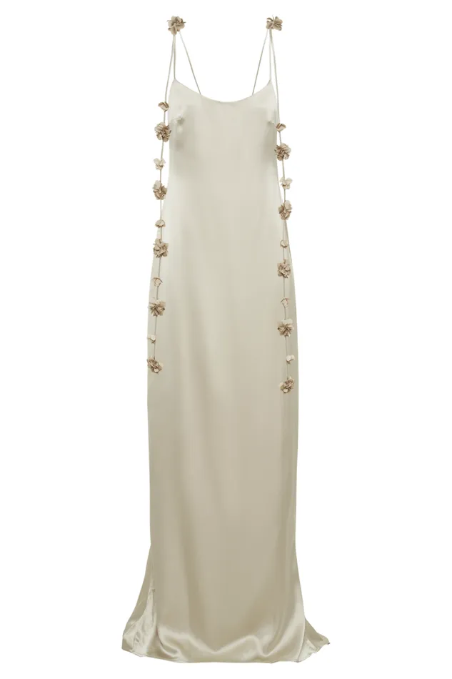 Women Meshki Dresses Elenora Rose Gown 8211 Champagne