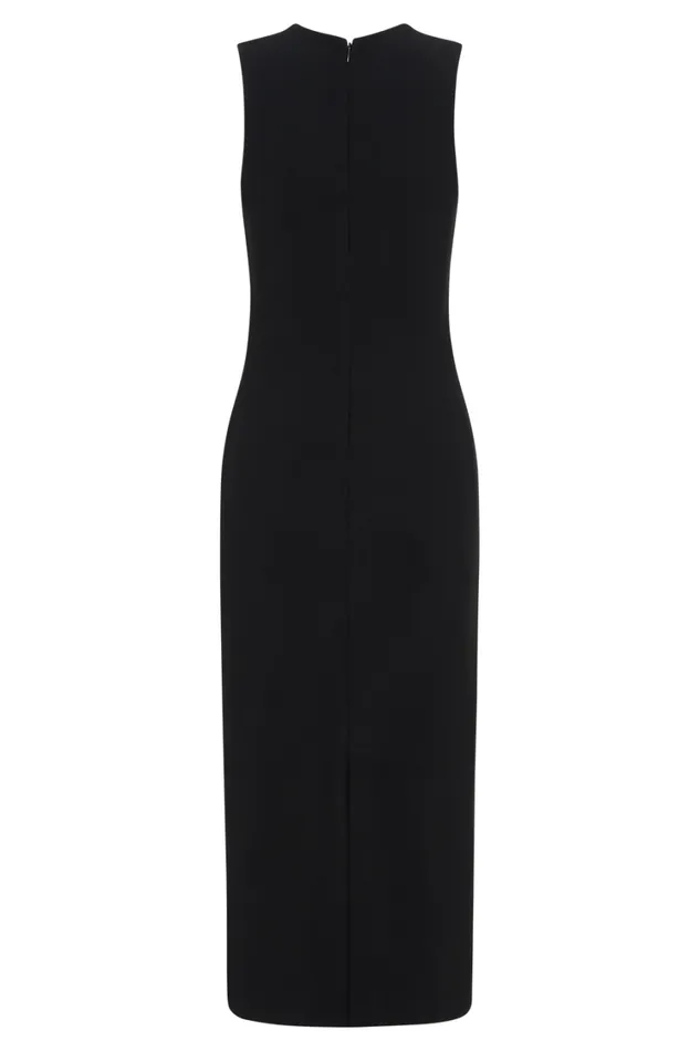 Women Meshki Dresses Frida Crepe Midi Dress 8211 Black