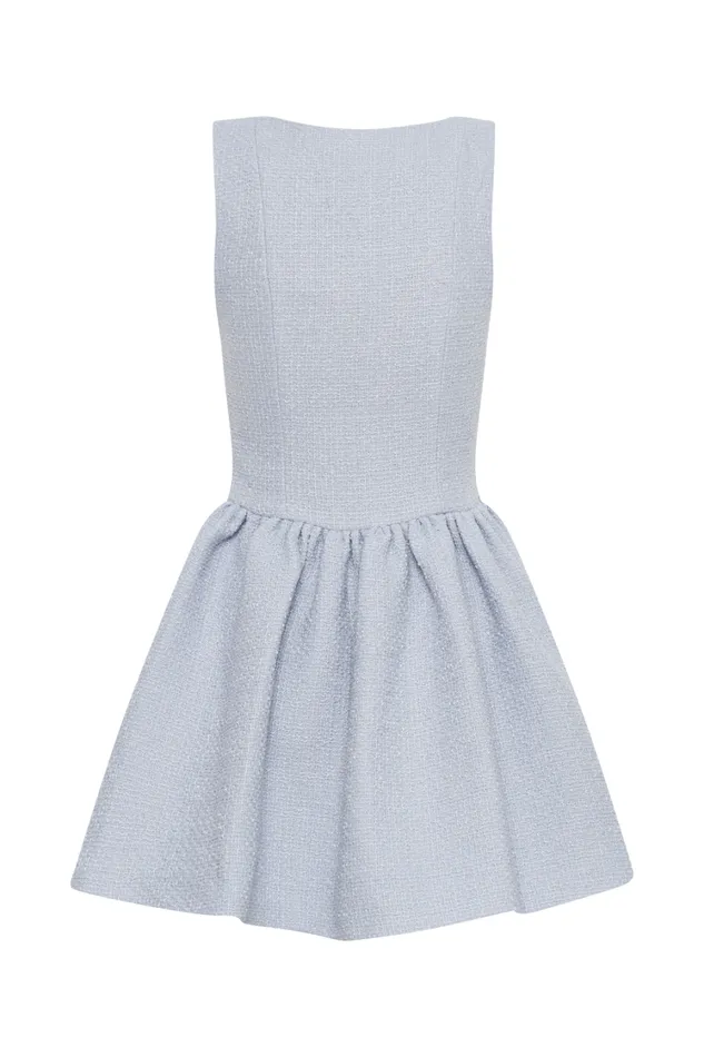Women Meshki Dresses Jennifer Boucle Mini Dress 8211 Sky Blue