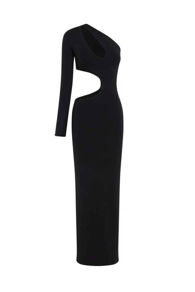 Women Meshki Dresses Joyce One Shoulder Cut Out Maxi Dress 8211 Black Women Meshki Dresses Joyce One Shoulder Cut Out Maxi Dress 8211 Black