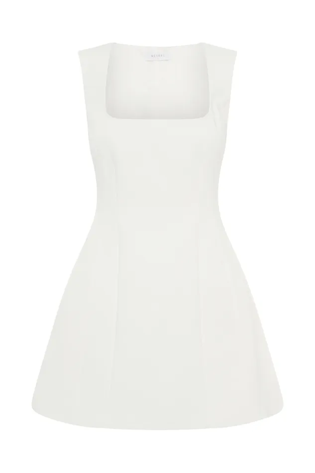 Women Meshki Dresses Lysandre Crepe Mini Dress 8211 Ivory