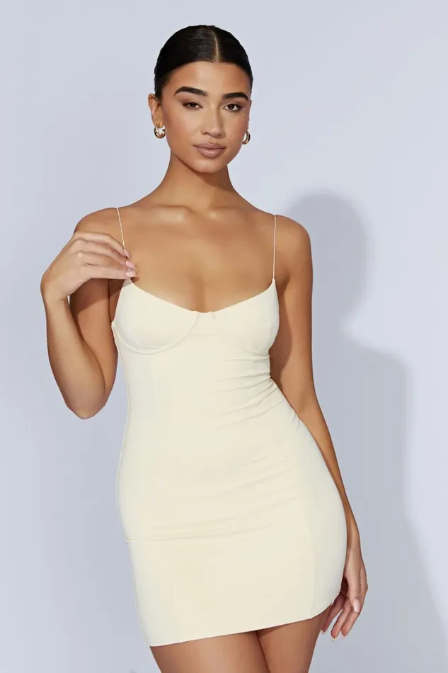 Women Meshki Dresses Misty Contour Mini Dress 8211 Cream