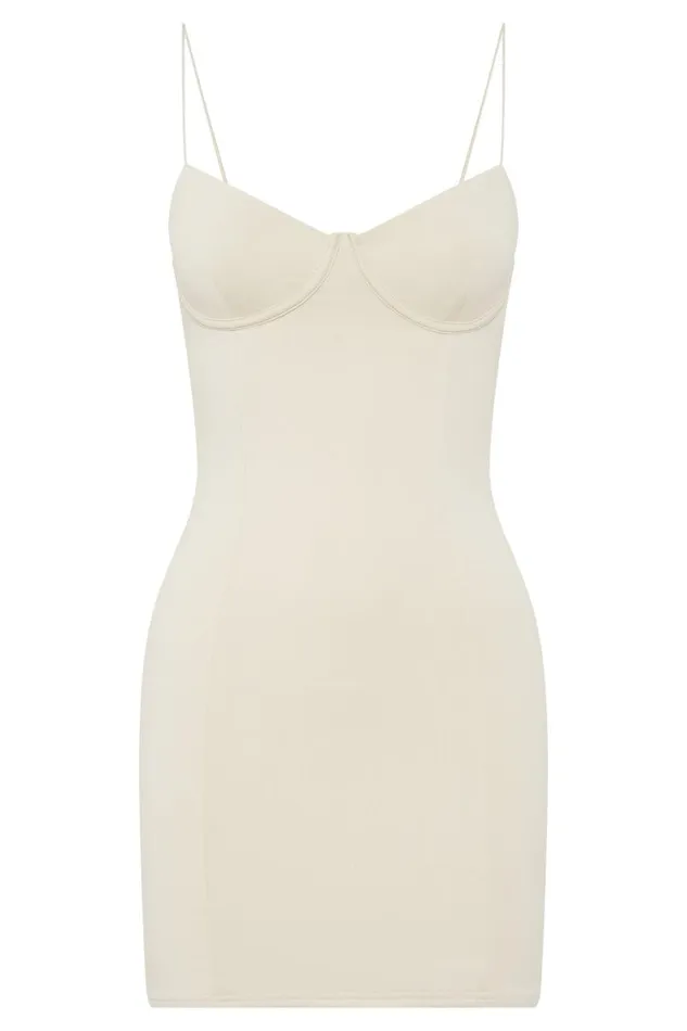 Women Meshki Dresses Misty Contour Mini Dress 8211 Cream