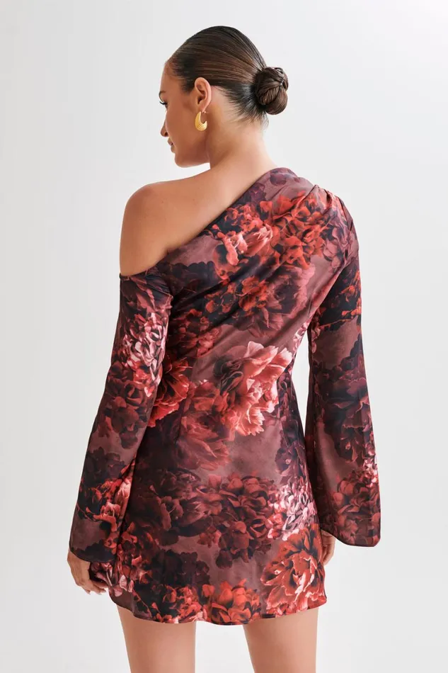 Women Meshki Dresses Nikita Long Sleeve Mini Dress 8211 Peony Print