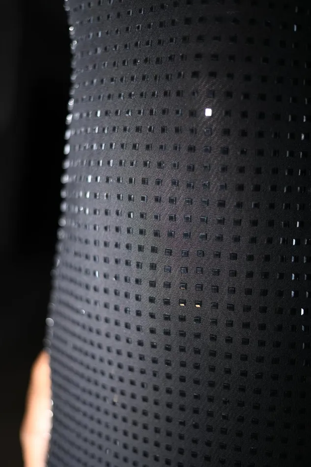 Women Meshki Dresses Pam Square Diamante Maxi Dress 8211 Black