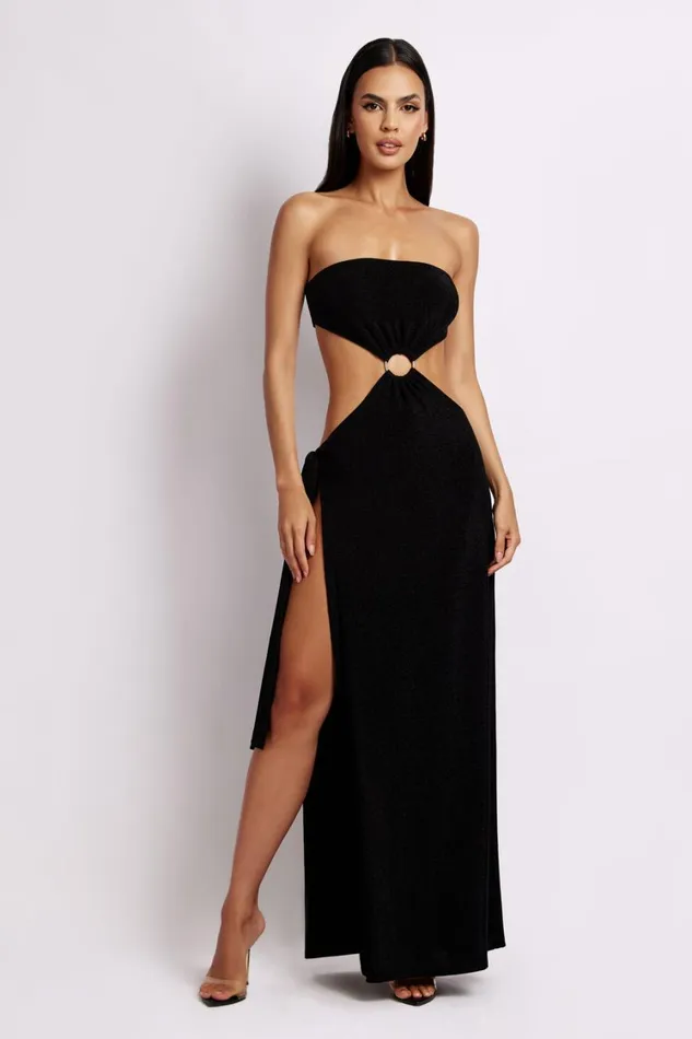 Women Meshki Dresses Sierra Strapless Shimmer Dress 8211 Black Shimmer Women Meshki Dresses Sierra Strapless Shimmer Dress 8211 Black Shimmer