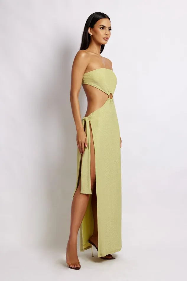 Women Meshki Dresses Sierra Strapless Shimmer Dress 8211 Green Shimmer Women Meshki Dresses Sierra Strapless Shimmer Dress 8211 Green Shimmer