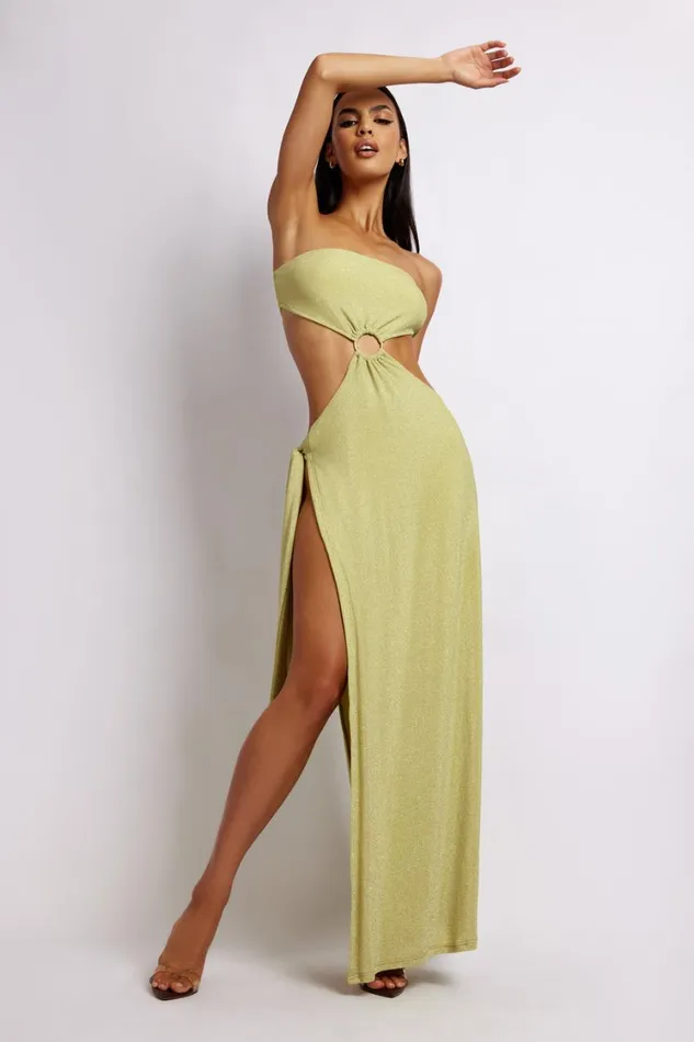Women Meshki Dresses Sierra Strapless Shimmer Dress 8211 Green Shimmer Women Meshki Dresses Sierra Strapless Shimmer Dress 8211 Green Shimmer