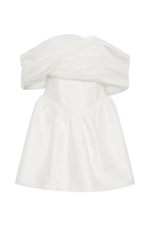 Women Meshki Dresses Tessa Structured Mini Dress 8211 White
