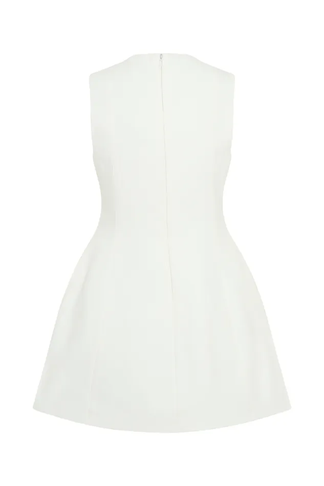 Women Meshki Dresses Winona Suiting Mini Dress With Cut Out 8211 White