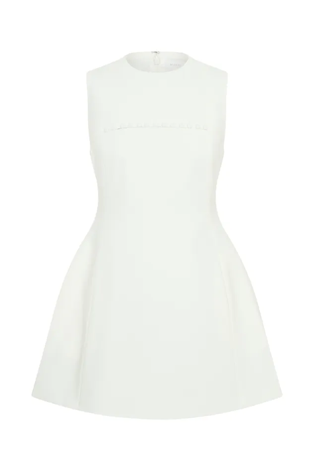 Women Meshki Dresses Winona Suiting Mini Dress With Cut Out 8211 White