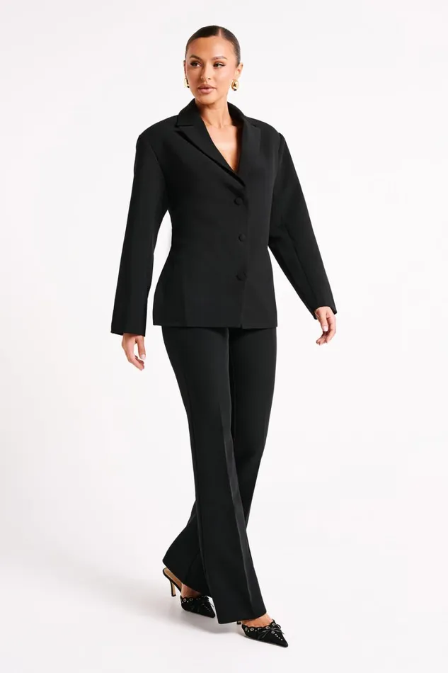 Women Meshki Outerwear Addie Suiting Blazer 8211 Black