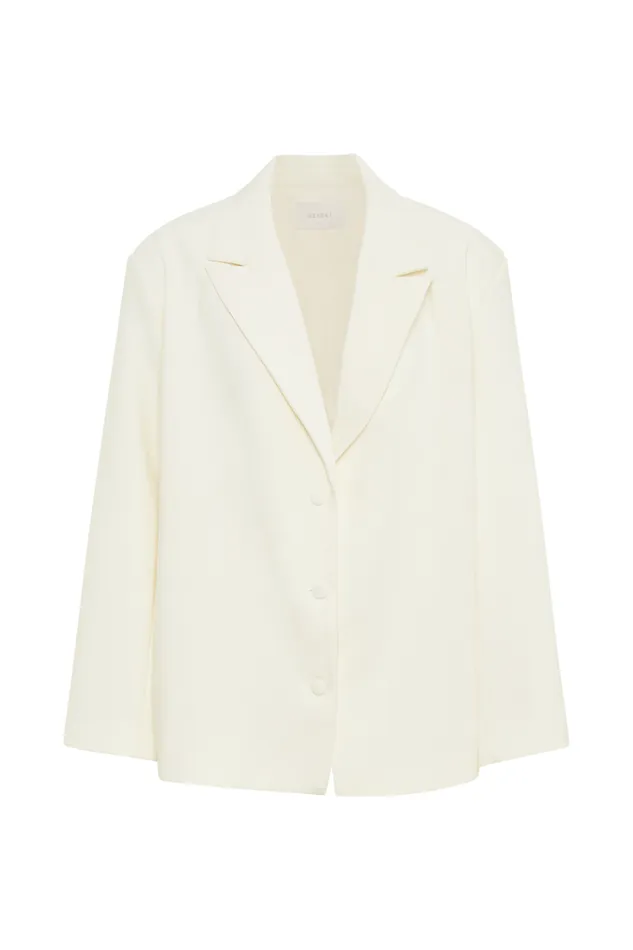 Women Meshki Outerwear Addie Suiting Blazer 8211 Ivory