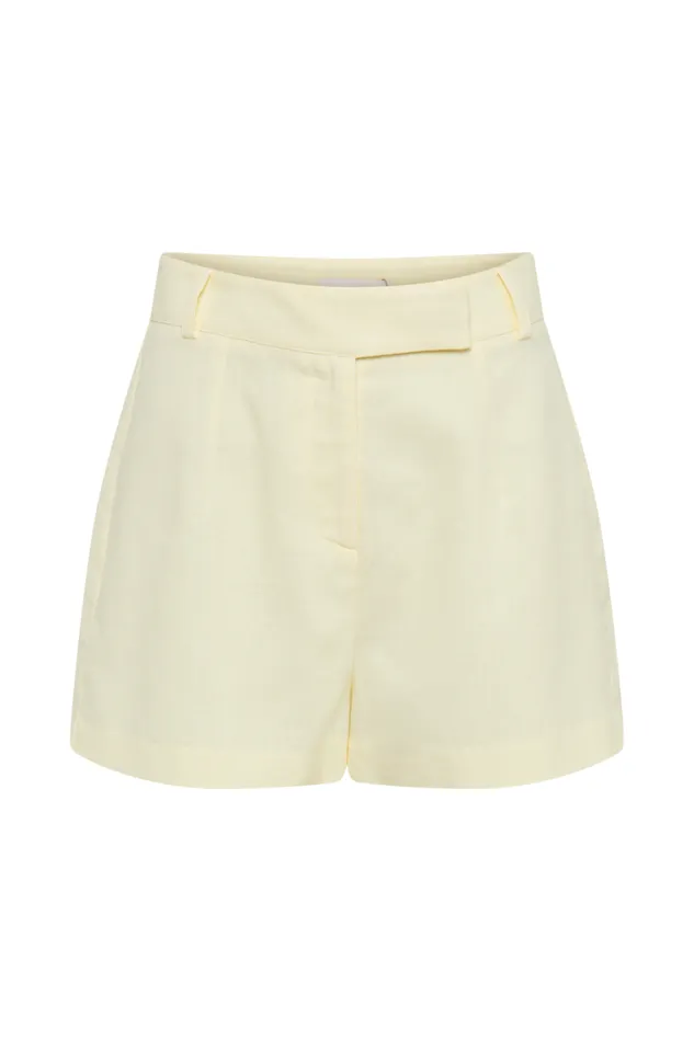 Women Meshki Sets Massima Linen Shorts 8211 Lemon Sherbet