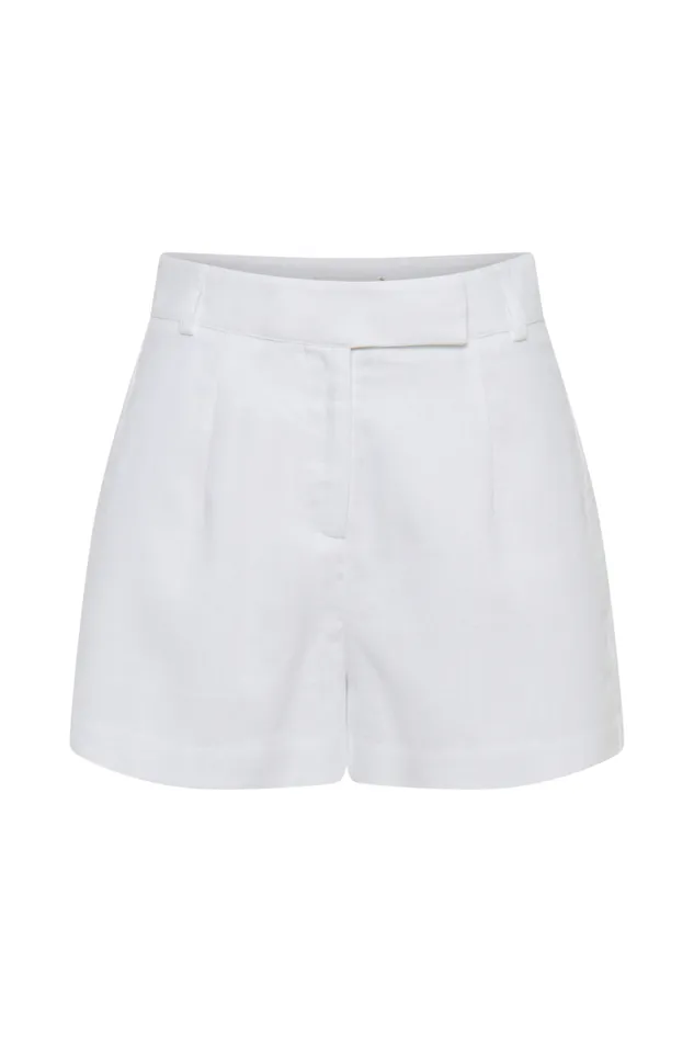 Women Meshki Sets Massima Linen Shorts 8211 White