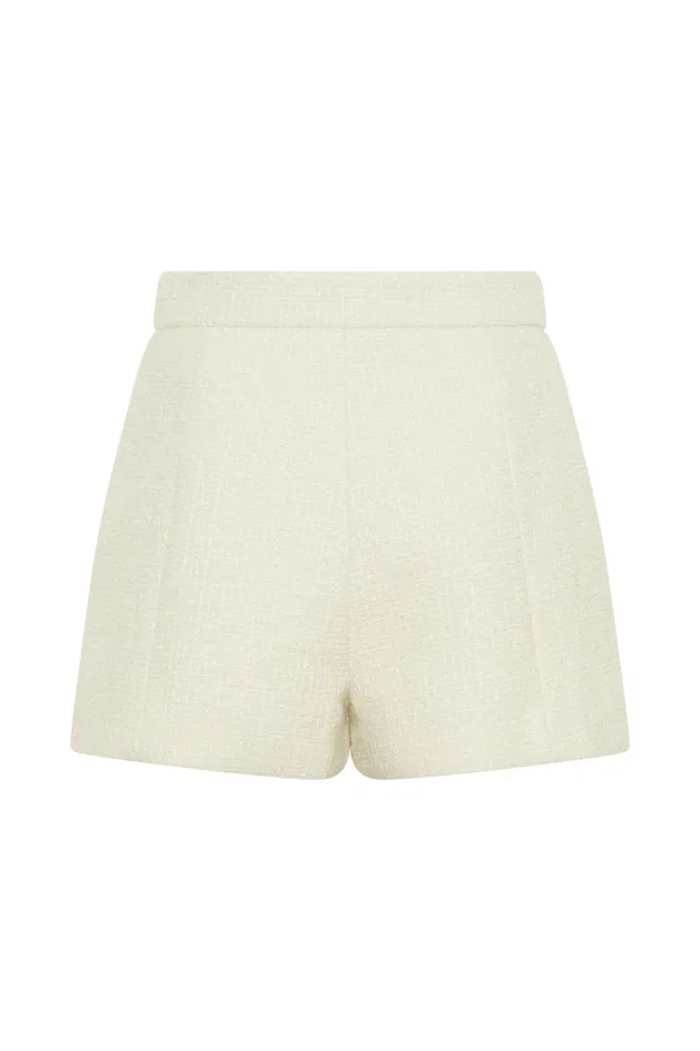 Women Meshki Sets Parker Boucle Shorts 8211 Ivory