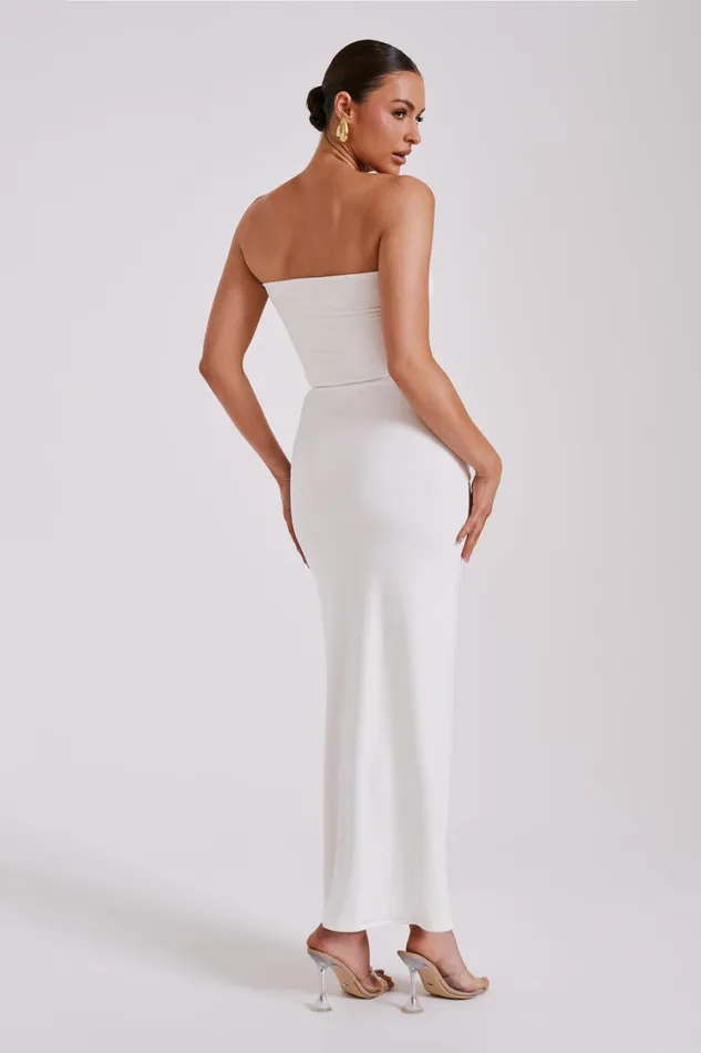 Women Meshki Tops Ceri Slinky Twist Top 8211 White
