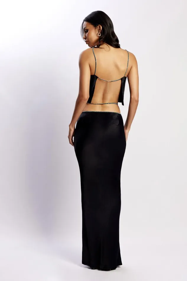 Women Meshki Tops Dayana Straight Cut Crop Top 8211 Black Women Meshki Tops Dayana Straight Cut Crop Top 8211 Black
