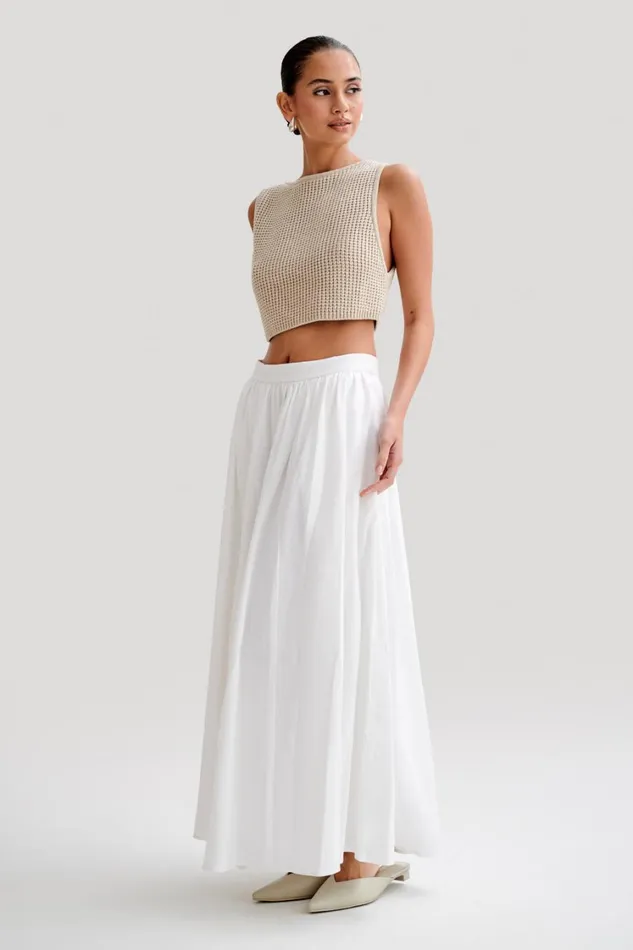 Women Meshki Tops Gianni Sleeveless Knit Top 8211 Natural