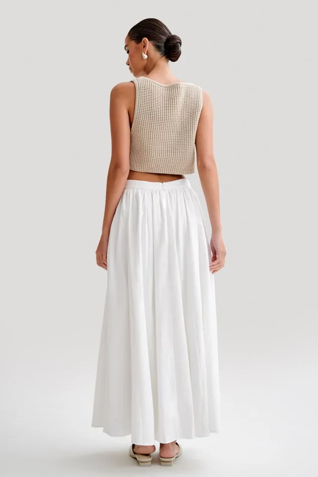 Women Meshki Tops Gianni Sleeveless Knit Top 8211 Natural